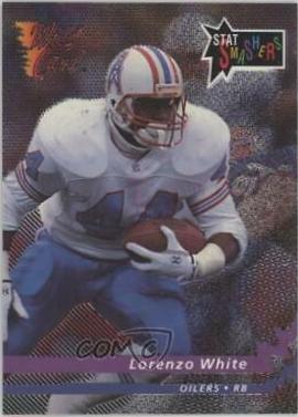 Lorenzo White #CSS-105 Football Cards 1993 Wild Card Stat Smashers