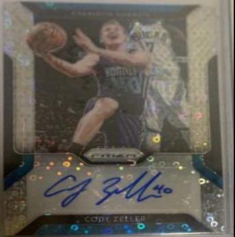 Cody Zeller #FBCZL Basketball Cards 2018 Panini Prizm Fast Break Autographs