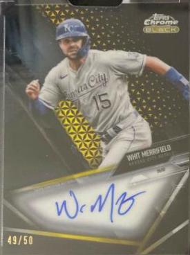 Whit Merrifield [Gold Refractor] #CBA-WM