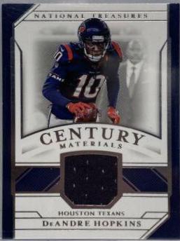 DeAndre Hopkins Football Cards 2018 National Treasures Century Materials