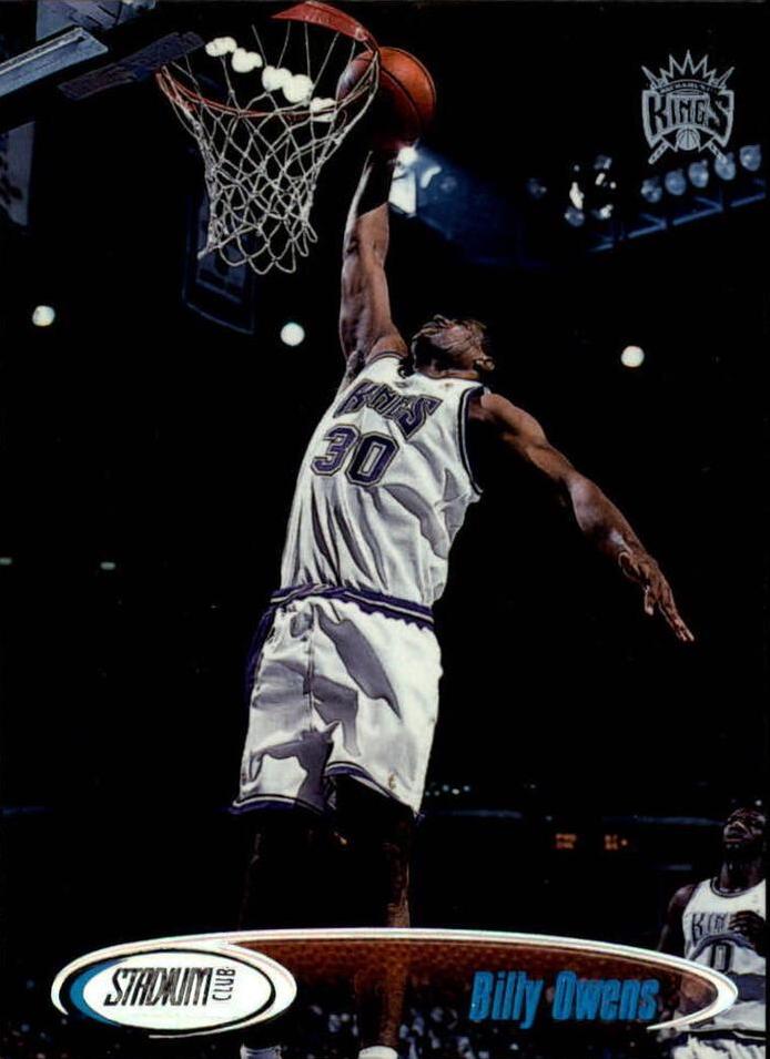 Billy Owens #4 Basketball Cards 1998 Stadium Club