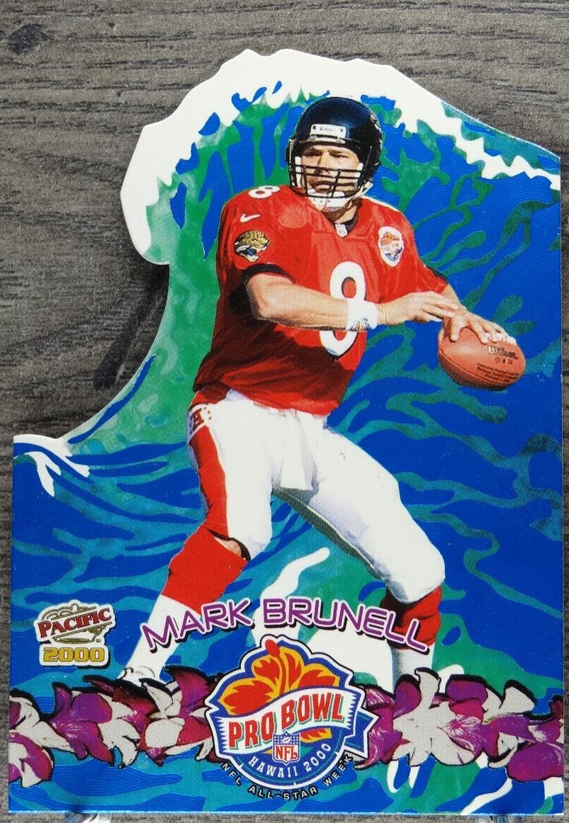 Mark Brunell #7 Football Cards 2000 Pacific Pro Bowl Die Cuts