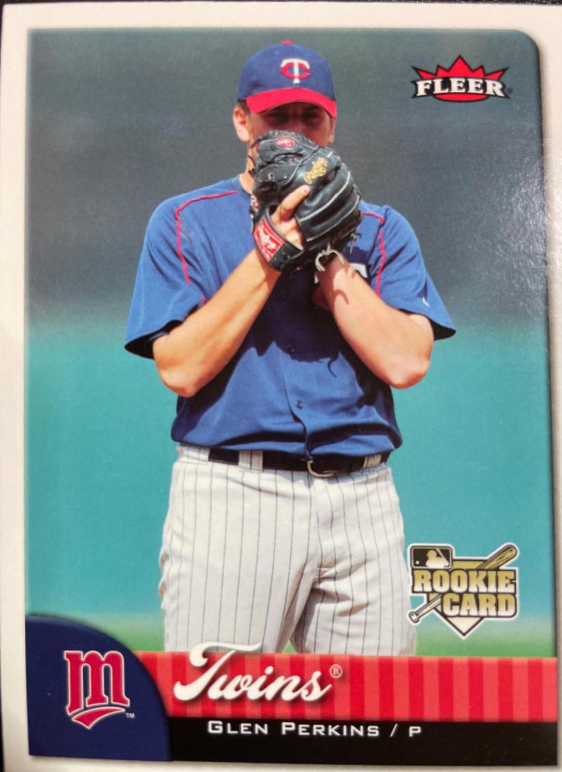 Glen Perkins #341 Baseball Cards 2007 Fleer