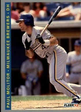 Paul Molitor #254 1993 Fleer Baseball