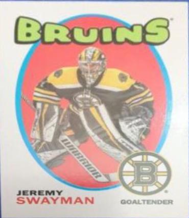 Jeremy Swayman #609 Hockey Cards 2022 Topps NHL Sticker
