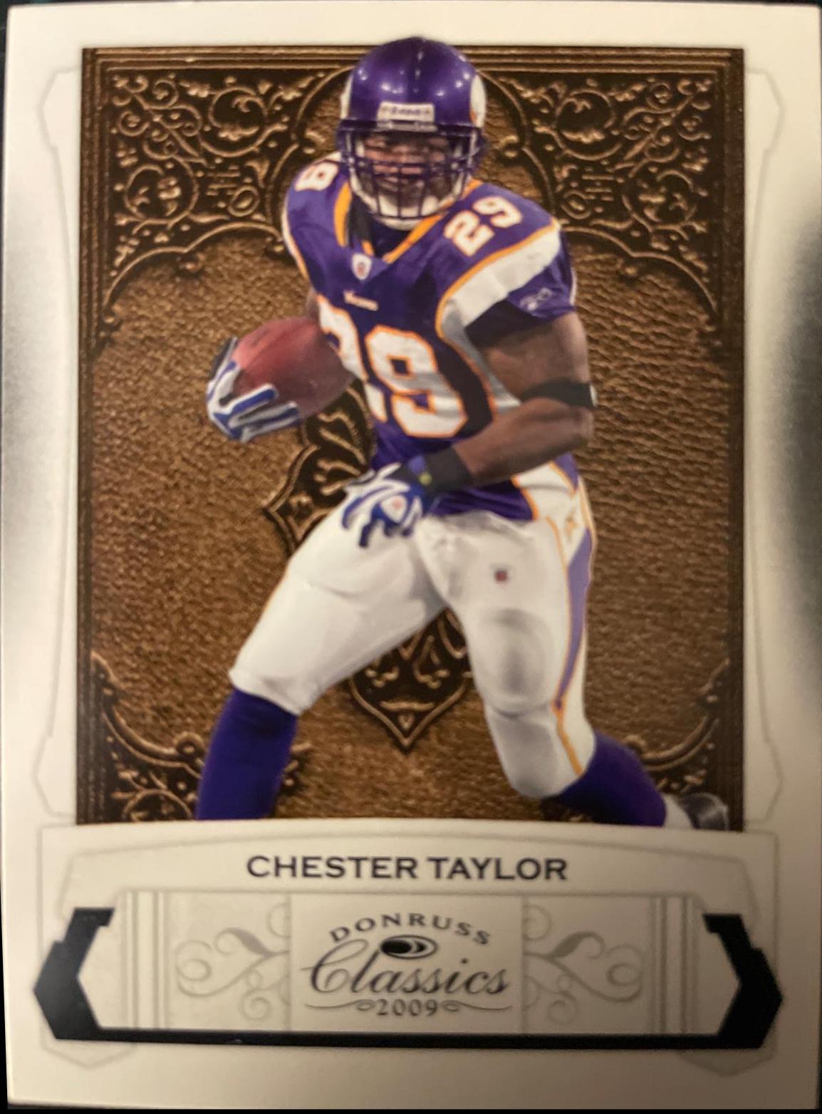 Chester Taylor #56 Football Cards 2009 Panini Donruss Classics