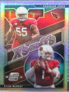 Chandler Jones, Kyler Murray #XO-1 Football Cards 2021 Panini Contenders Optic Xs and Os