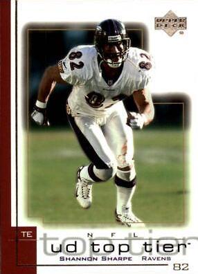 Shannon Sharpe #12 Football Cards 2001 Upper Deck Top Tier