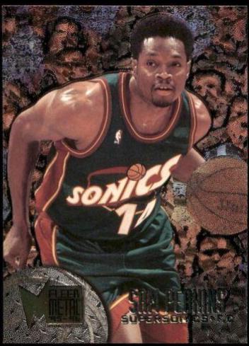 Sam Perkins #194 Basketball Cards 1995 Metal