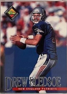 Drew Bledsoe #PL5 Football Cards 1994 Pro Line Live Previews