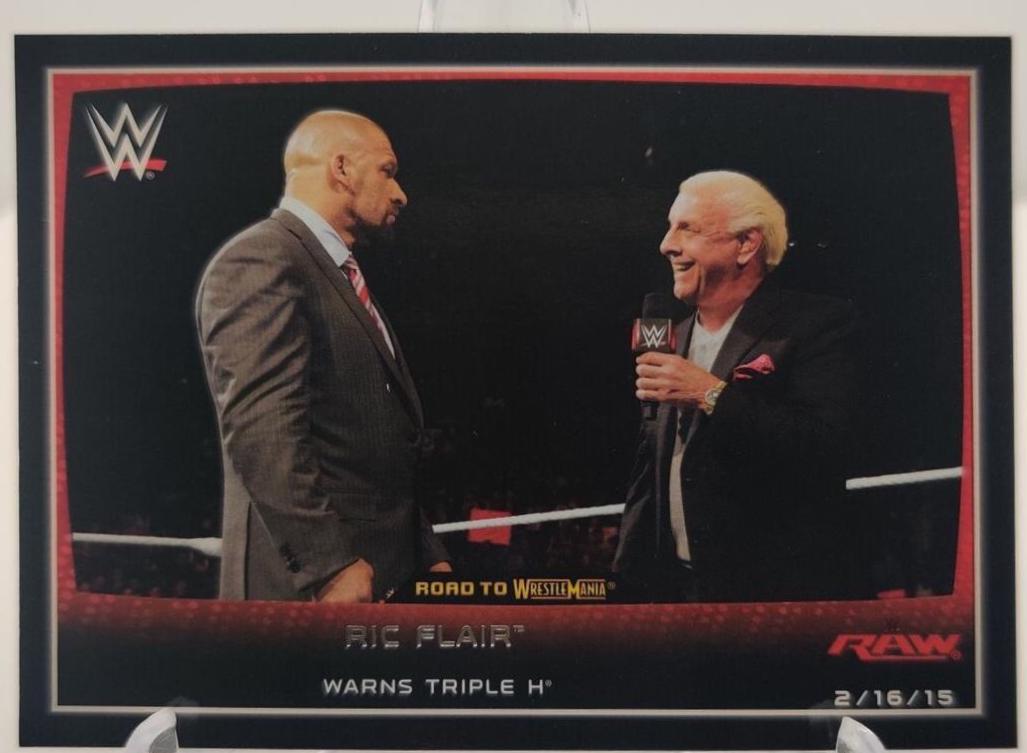 Ric Flair #89 Wrestling Cards 2015 Topps WWE Road to Wrestlemania