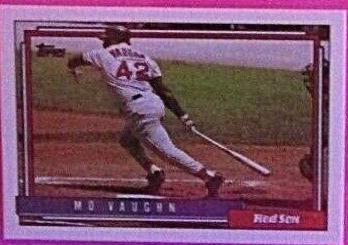 Mo Vaughn #59 Baseball Cards 1992 Topps Micro