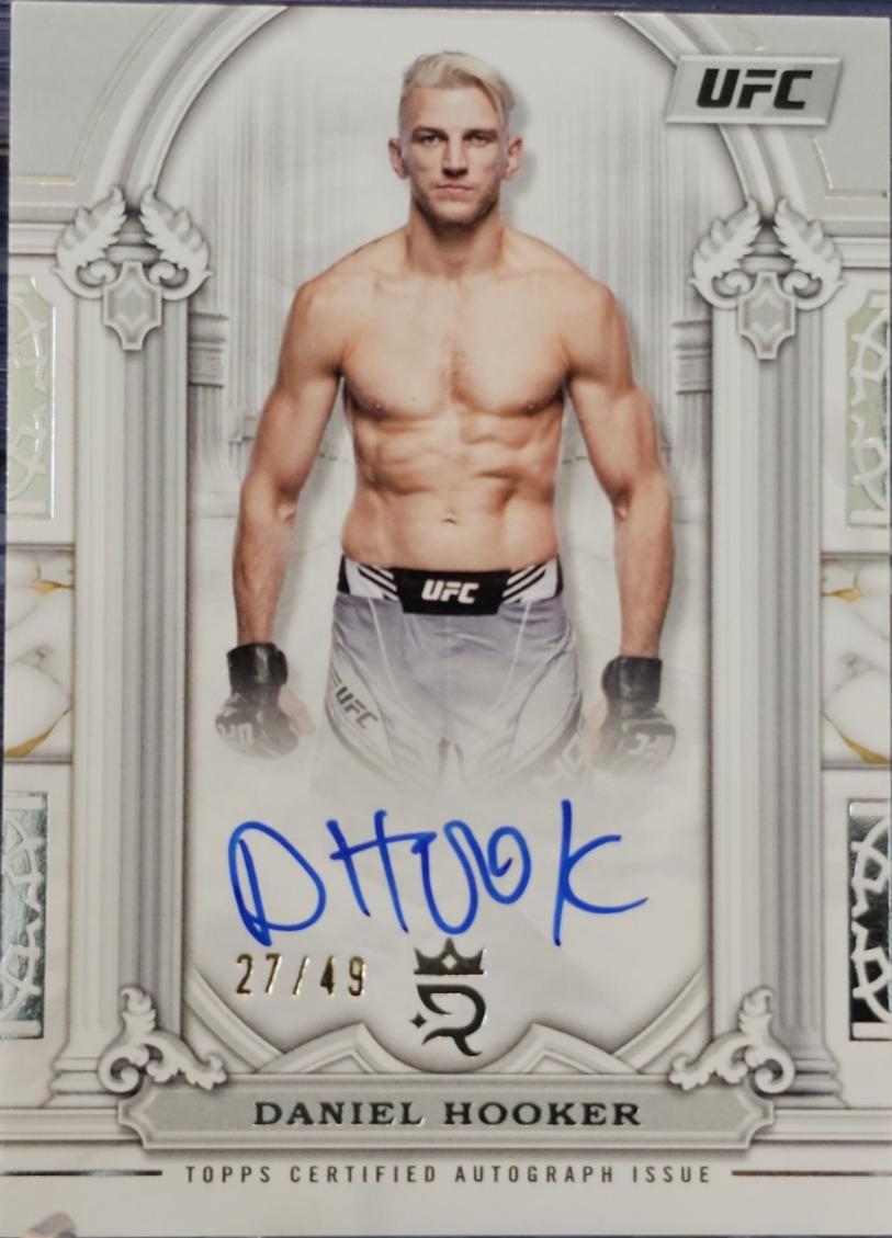 Daniel Hooker #II-DH Ufc Cards 2024 Topps Royalty UFC Imperial Ink