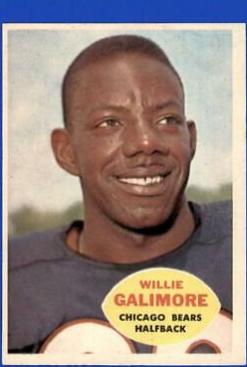 Willie Galimore #14 Football Cards 1960 Topps