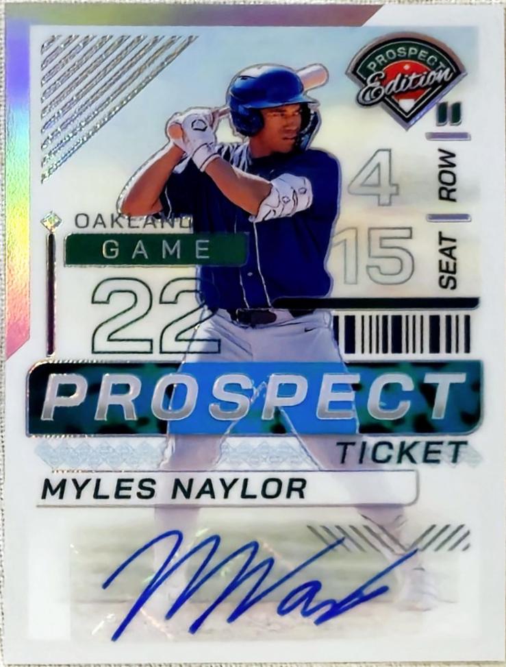 Myles Naylor [Silver Holo Ticket Signature] #99