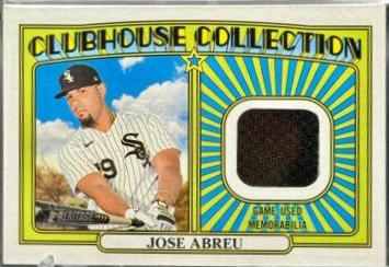 Jose Abreu #CC-JA 2022 Topps Heritage Baseball Clubhouse Collection Relics