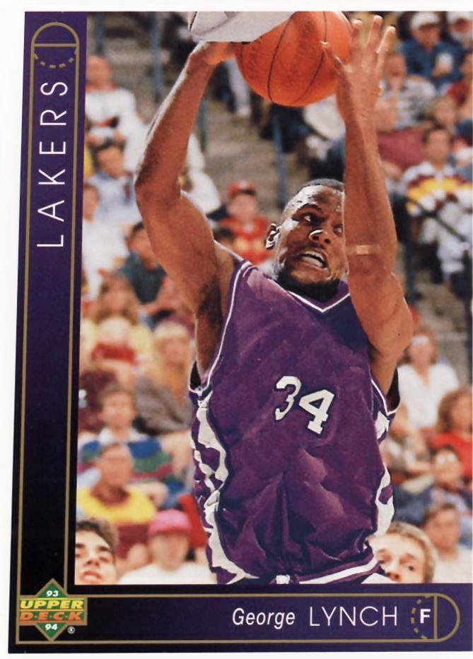 George Lynch #159 Basketball Cards 1993 Upper Deck