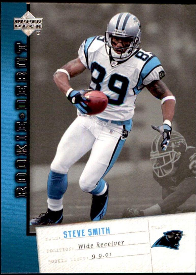 Steve Smith #13 Football Cards 2006 Upper Deck Rookie Debut