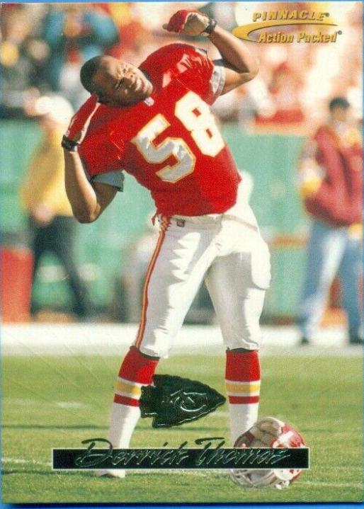 Derrick Thomas #10 Football Cards 1996 Action Packed