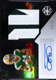 Jayden Reed [Emerald Spotlight Rookie Patch Autograph Jumbo] #160