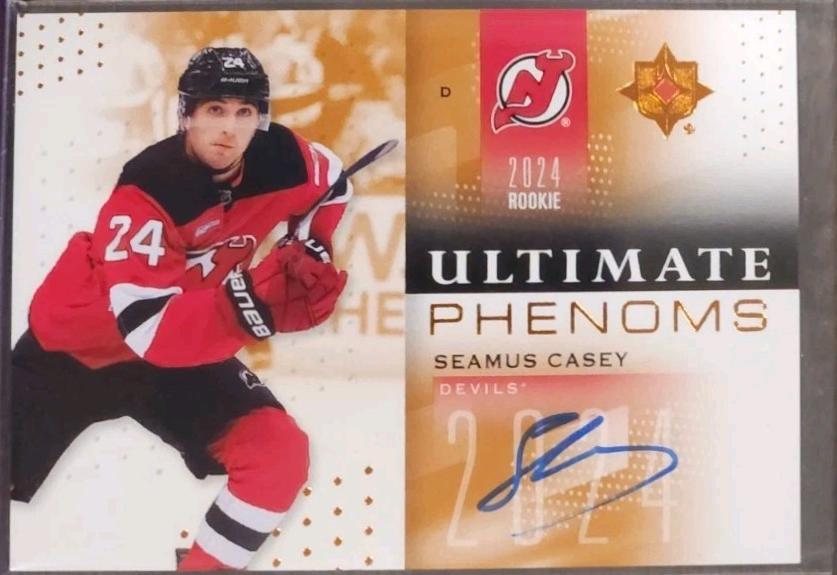 Seamus Casey #UP-SC 2024 Ultimate Collection Phenoms Autograph Hockey
