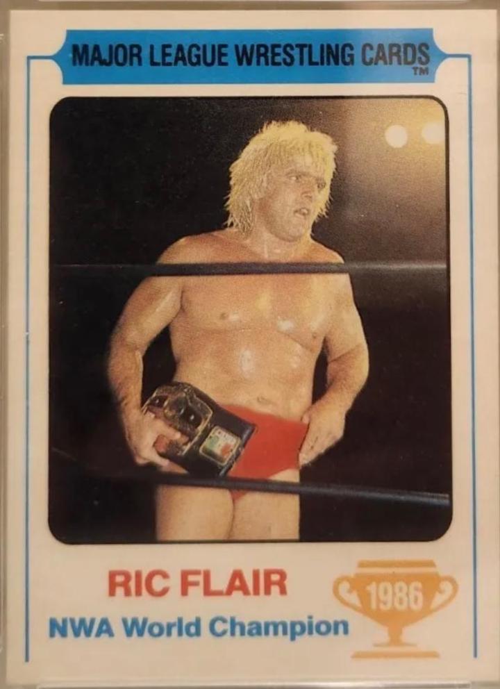 Ric Flair Wrestling Cards 1986 Carnation