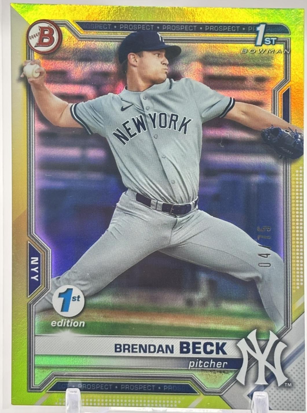 Brendan Beck [Yellow Foil] #BD-118