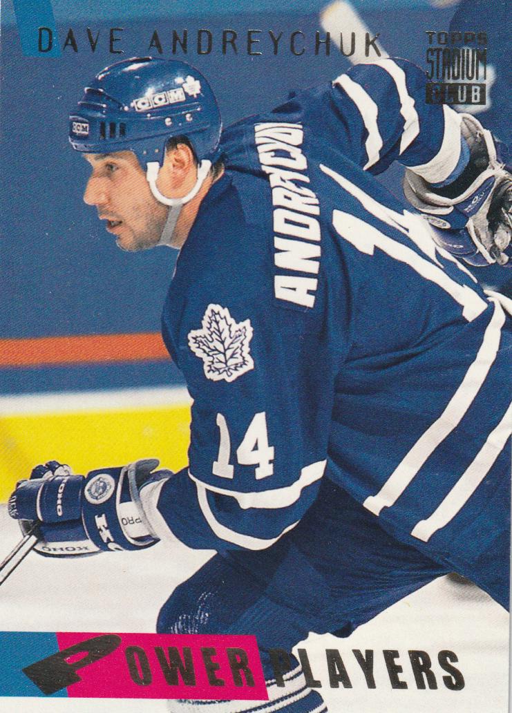 Dave Andreychuk #58 Hockey Cards 1994 Stadium Club