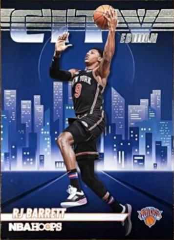 RJ Barrett #3 Basketball Cards 2022 Panini Hoops City Edition