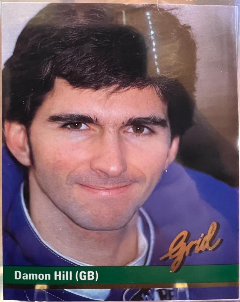 Damon Hill (GB) #41 Racing Cards 1992 Grid F1