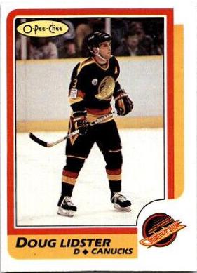Doug Lidster #32 Hockey Cards 1986 O-Pee-Chee