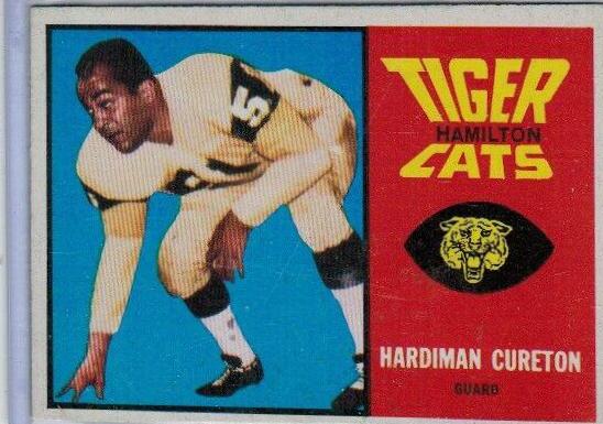 Hardiman Cureton #36 Football Cards 1964 Topps CFL