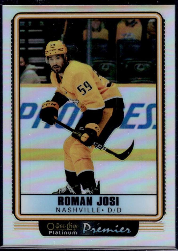 Roman Josi #OP16 2021 O Pee Chee Platinum Premier Hockey
