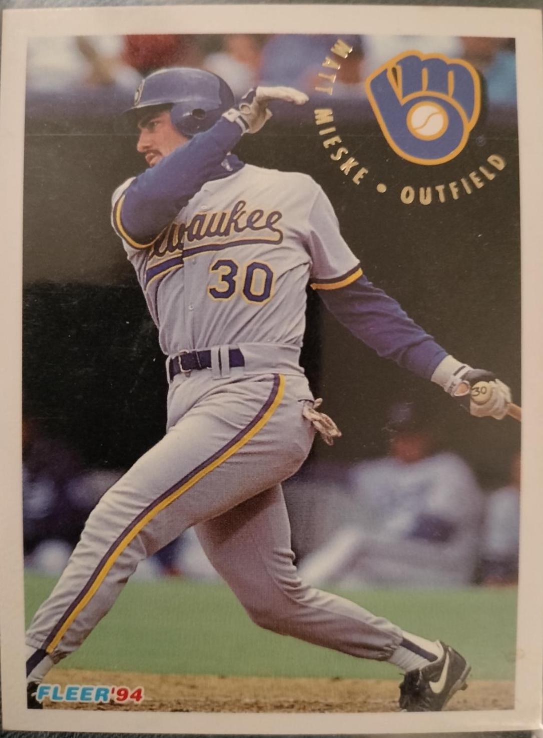 Matt mieske #183 Baseball Cards 1994 Fleer