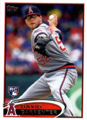 David Carpenter #US321 Baseball Cards 2012 Topps Update