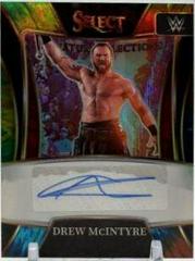 Drew McIntyre [Tie Dye Prizm] #SN-DMI Wrestling Cards 2022 Panini Select WWE Signature Selections Prices