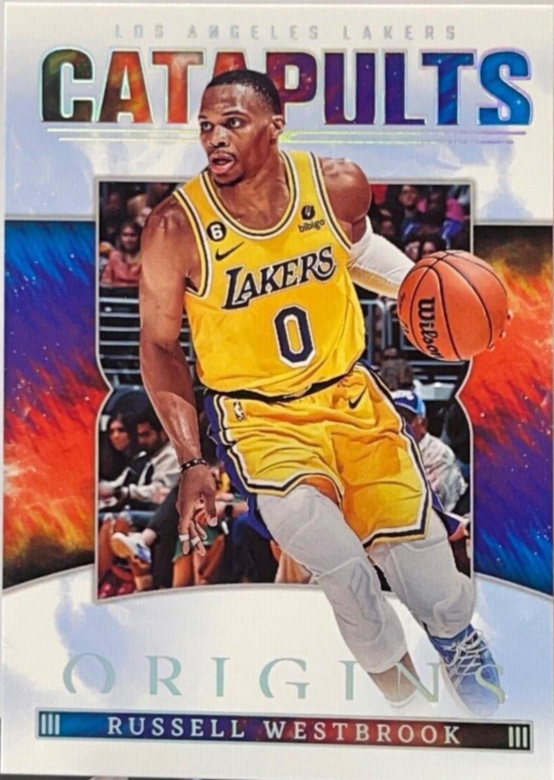 Russell Westbrook #17 Basketball Cards 2022 Panini Origins Catapults