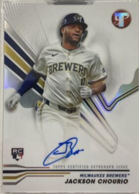 Jackson Chourio #PA-JCH Baseball Cards 2024 Topps Pristine Autograph