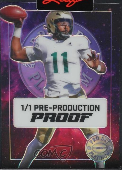 Gerry Bohanon #PL-GB1 2024 Pro Set Metal Platinum Football