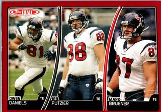 Owen Daniels, Mark Bruener, Jeb Putzier