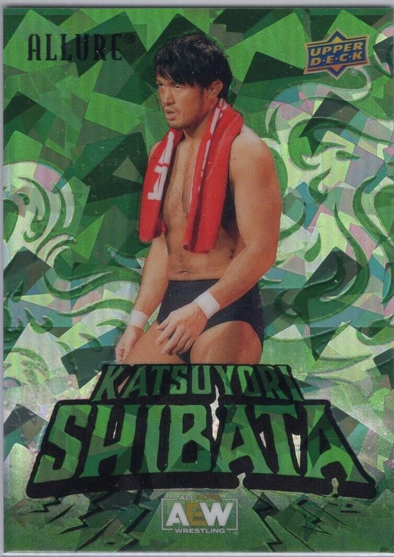 Katsuyori Shibata #AQ-1 Wrestling Cards 2024 Upper Deck Allure AEW Quartz