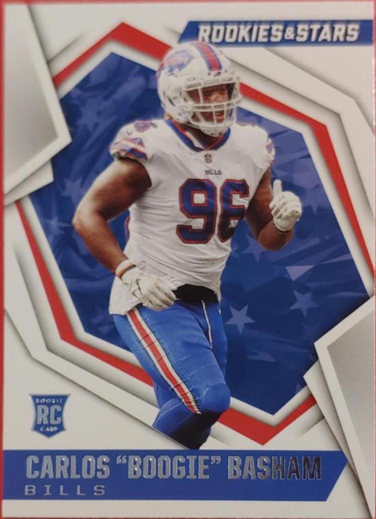 Carlos 'Boogie' Basham #193 Football Cards 2021 Panini Rookies and Stars
