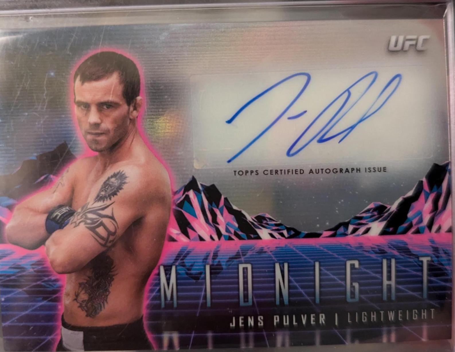 Jens Pulver #HS-JPR Ufc Cards 2024 Topps Midnight UFC Horizon Signature