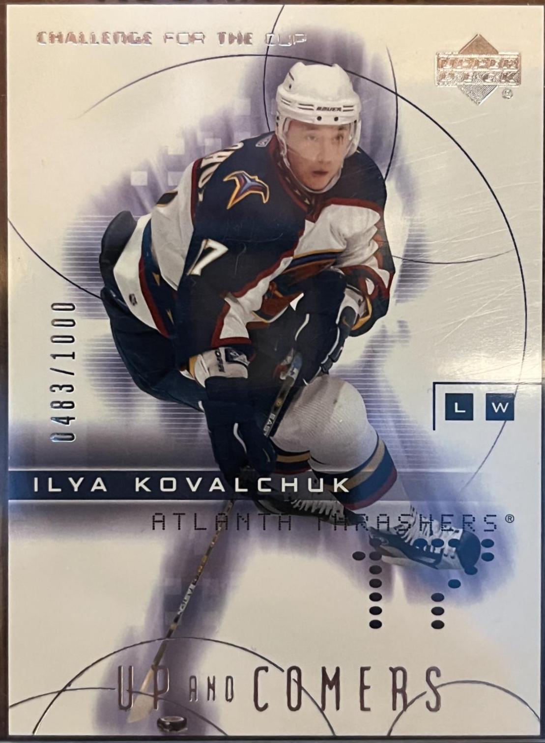 Ilya Kovalchuk #95 Hockey Cards 2001 Upper Deck Challenge for the Cup