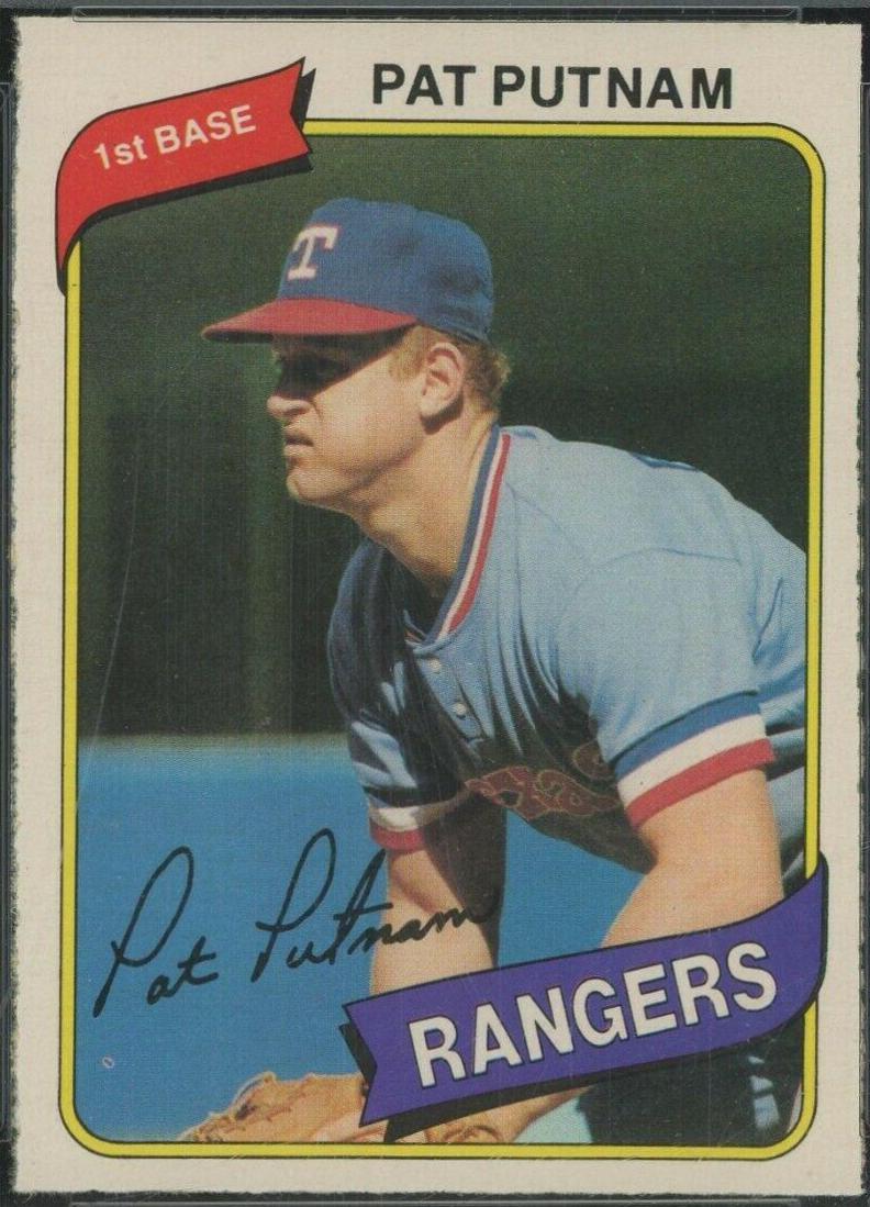 Pat Putnam #8 Baseball Cards 1980 O Pee Chee