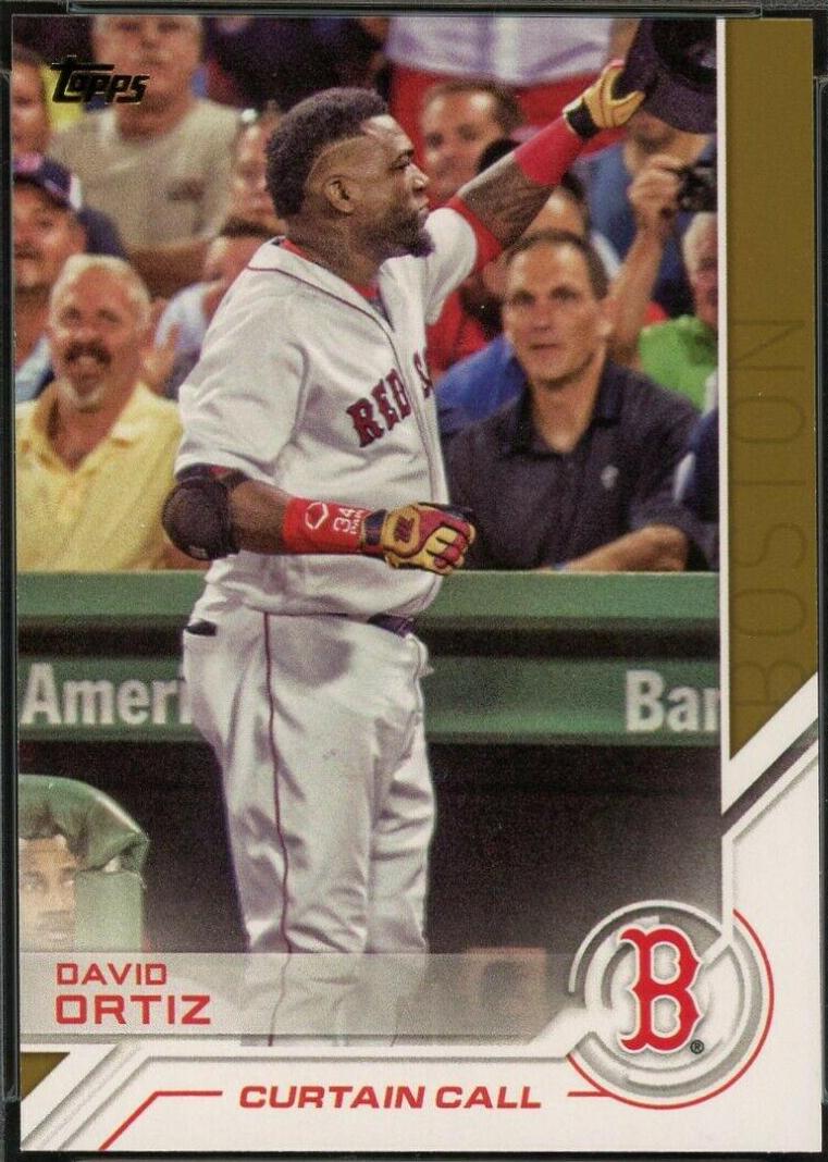 David Ortiz #S-112 Baseball Cards 2017 Topps Salute