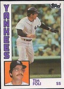 Tim Foli #38T Baseball Cards 1984 Topps Traded Tiffany