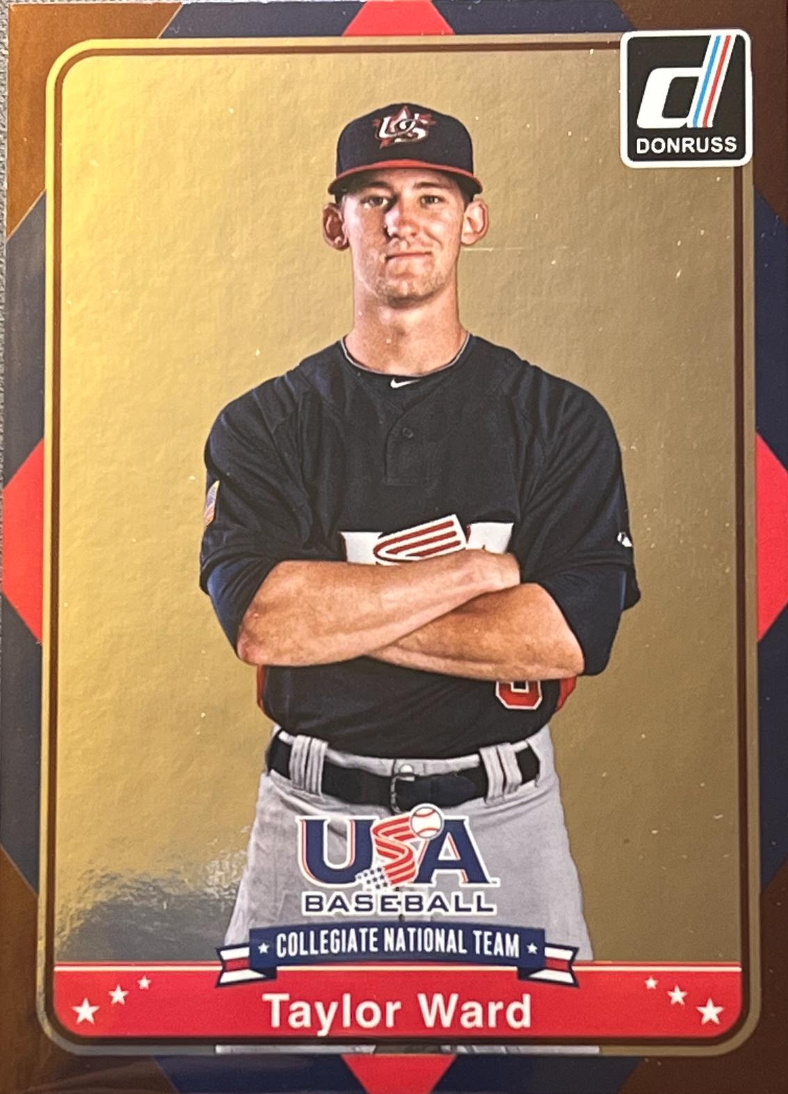 Taylor Ward #17 Baseball Cards 2015 Donruss USA Collegiate National Team