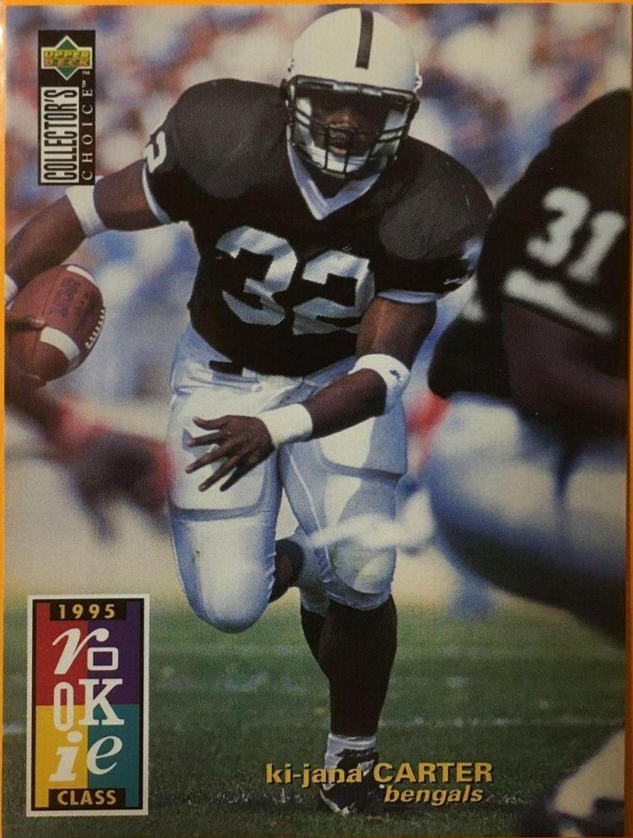 Ki Jana Carter #1 Football Cards 1995 Collector's Choice