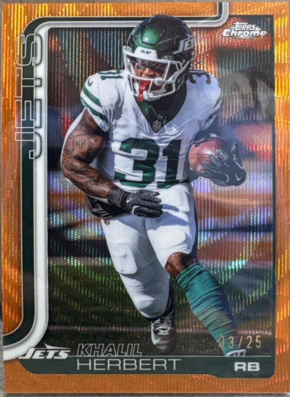 Khalil Herbert [Orange Wave Refractor] #131